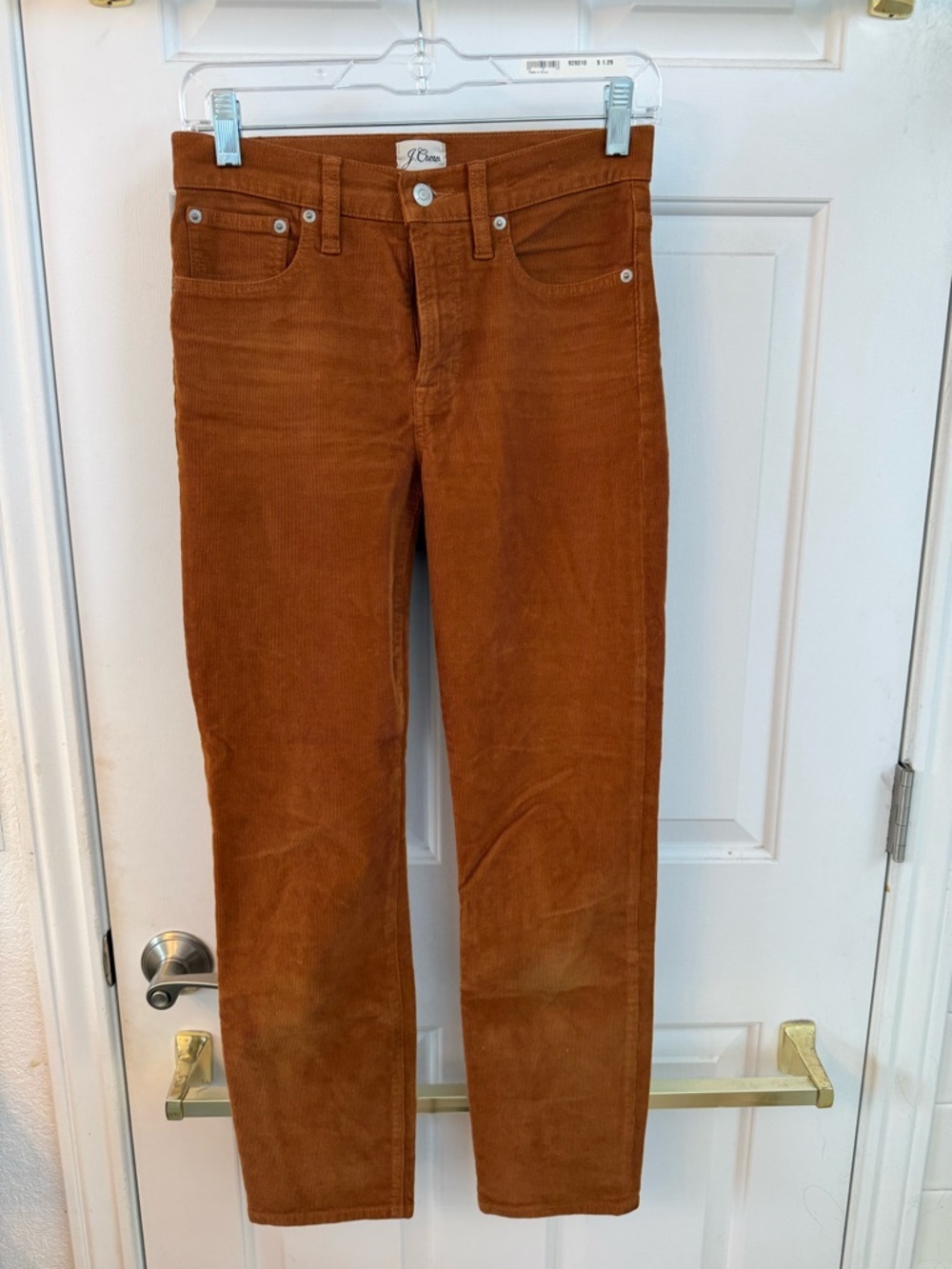 J. Crew Men’s Corduroy Pants in Rust